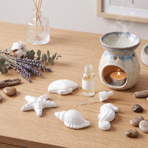 4 Pcs Ceramic Passive Stone Diffuser for Essential Oil