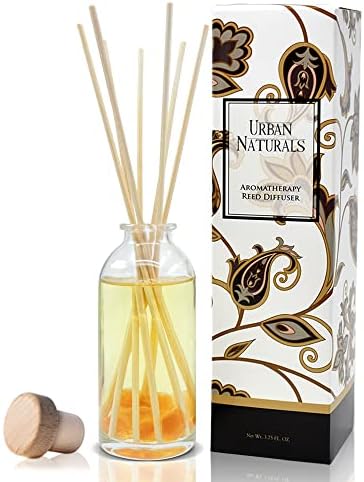 Urban Naturals Reed Diffuser Set, Sensual Amber Blossoms - Bathroom Décor
