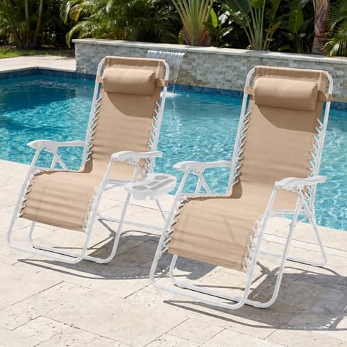 Best Choice Products Set of 2 Extra Wide Zero Gravity Chair Recliner
