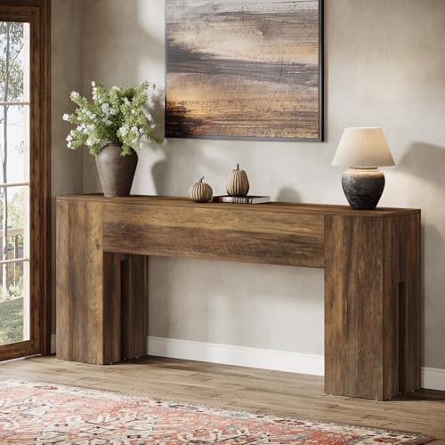 Tribesigns 71-Inch Long Console Table for Entryway, Farmhouse Sofa Console