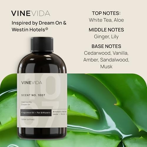 VINEVIDA (16oz) Hotel Fragrance Collection Diffuser Oil - Scents for Home - Cold Air Diffuser Oil - Essential Oil No.1007