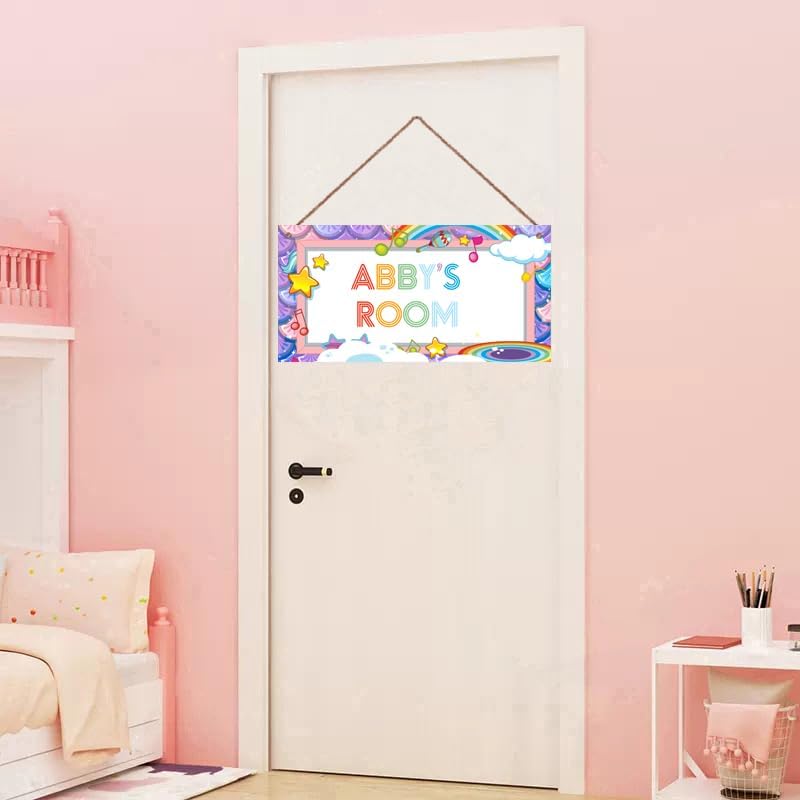 Personalized Cute Star Could Sign For Little Man Cave Cartoon Raibow Wall Hanging Plaque Sign Girls Room Décor For Nursery Baby Bedroom Home Art Décor For Kids Room Boys Room