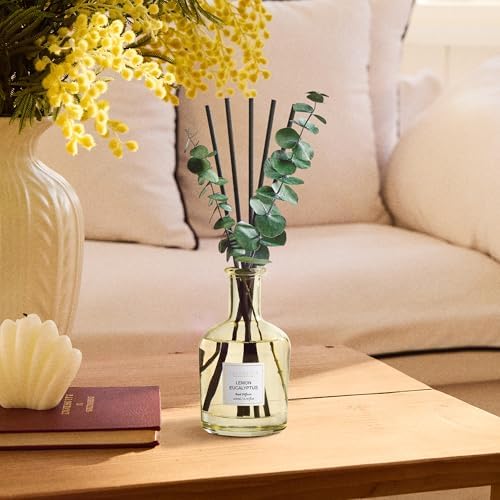 COCORRÍNA Lemon Eucalyptus Reed Diffuser, 6.76 oz