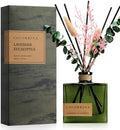COCORRÍNA Dried Flowers Reed Diffuser, Lavender Eucalyptus Scent 6.76 fl oz