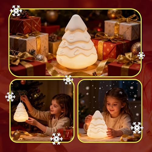 Squishy Christmas Tree Night Light Cute Lamp