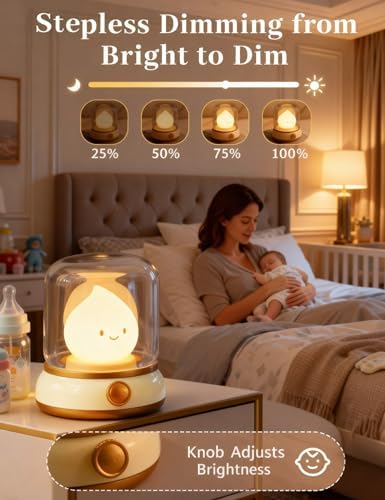Night Light for Kids, Ghost Campfire Night Light, Cute Desk Lamp