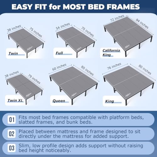 Bunkie Board Queen Size 60”x80” - 10 mm Thick