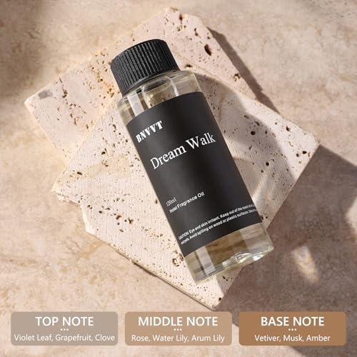 Hotel Diffuser Oil Dream Walk - The Iconic 5-Star Hotel Coastal Blend - Lemon Bergamot Sea Breeze - 120 mL Premium Fragrance Oil for Ultrasonic and Waterless Diffusers and Crafting