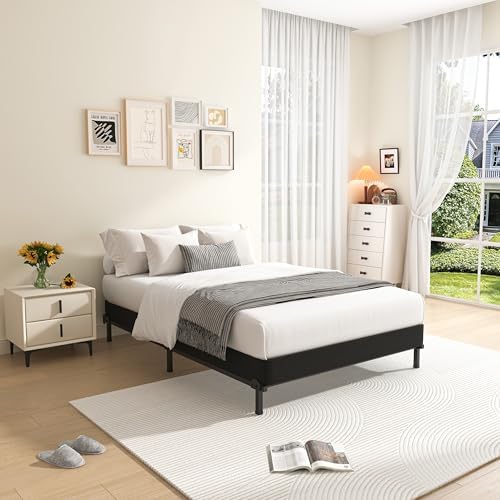 MAF 5 Inch Twin XL Box Spring and Cover Set Low Profile Metal Bed Base