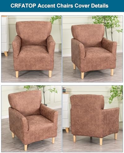 CRFATOP Accent Chair Cover, Stretch Armchair Slipcover for Living Room,A31
