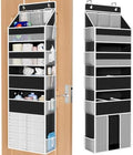 WISELIFE 5-Tier Over the Door Organizer for Nursery Hanging, Black