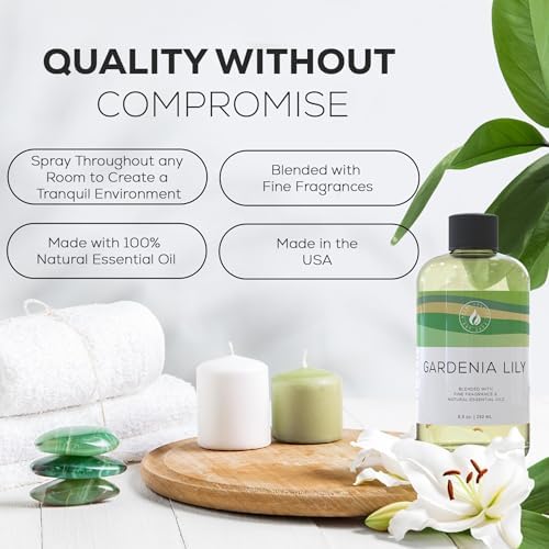 Aroma Country Gardenia Lily Luxury Diffuser Oil Refill (8.5 Fl Oz)