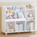 Spirich Kids Bookshelf and Toy Storage, Child Cube Organizer Bookcase Shelf