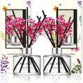 COCODOR Preserved Real Flower Reed Diffuser/Rose Perfume / 6.7oz(200ml) / 2 Pack/Reed Diffuser Set, Oil Diffuser & Reed Diffuser Sticks, Home Decor & Office Decor, Fragrance and Gifts