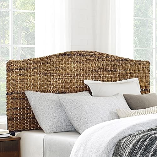 Crosley Furniture Serena Rattan Bed Headboard, King