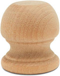 Wood Finials, 1-1/8 Inch Tall with 1/2 Inch Hole, Unfinished Wood Finials for 1/2 Inch Dowel Rods, Wood Dowel Caps for Crafts and DIY, Pack of 500 by Woodpeckers