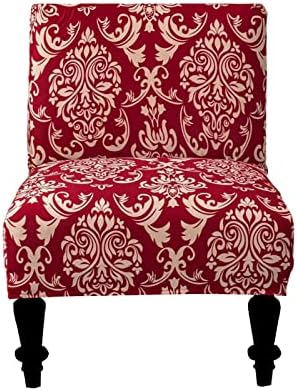 Eco-Ancheng Armless Accent Chair Cover Slipcover Stretch Spandex Slipper Chair Cover Removable Washable for Armless Chair Slipcover Furniture Protector Covers for Living Dining Room Hotel