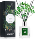 Airkeep Reed Diffuser Set,3.38 fl oz (100 ml) - Black Forest Oil Diffusers with 8 Reed Sticks, Home Fragrance Reed Diffuser for Bathroom Shelf Decor