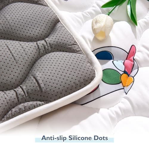High-Density Foam Baby Play Mat, 50x50 Inches Thicken One-Piece Comfortable and Soft Playmat, Non Slip Machine Washable Floor Mat for Infants, Tapete para Bebes,Toddlers