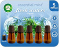 Air Wick Essential Mist Refill, Fresh Waters, Diffuser Oils, 5 count