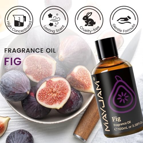 MAYJAM Fig Fragrance Oil for Diffusers for Home, 100ML/3.38FL.OZ