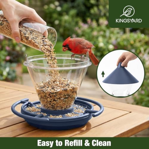 Kingsyard Wild Bird Feeder for Outdoors Hanging
