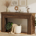 Huuger 54 Inch Entryway Table, Rectangular Console Table for Living Room