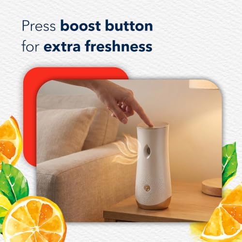 Glade Automatic Spray Air Freshener Refill, Coastal Sunshine Citrus, 2 Ct