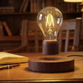 Levitating Lamp Magnetic Floating Spinning LED Light Bulb 360 Degree Rotating Night Lights for Creative Gifts Room Home Desk Table Office Decoration