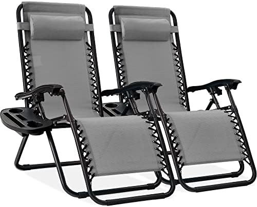 Best Choice Products Zero Gravity Chair Recliner, Ice Gray