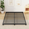 King Size 4 Inch Metal Bed Frames Low Profile Heavy Duty Platform Bed