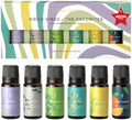 Folkulture Pure Essential Oil | Set of 6 Essential Oils for Diffuser for Home | Oil Diffuser Essential Oil | Summer Essential Oils for Candle Making - Lavender, Eucalyptus