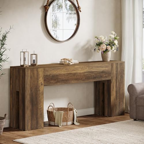Tribesigns 71-Inch Long Console Table for Entryway, Farmhouse Sofa Console