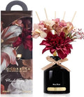 COCORRÍNA Reed Diffuser Set, 6.7oz Flower Reed Diffuser with Sticks,Black Forest Essential Oil, Long Lasting Home Fragrance for Bathroom, Bedroom & Shelf Decor, Aesthetic Gift for Women