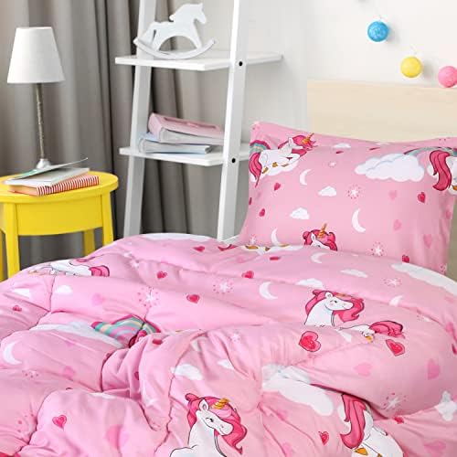 Utopia Bedding 3 Pc Kids Twin Comforter Set, Unicorn