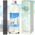 STRN Reed Diffuser Refill, Linen Scent Diffuser 500ml Long-Lasting Summer