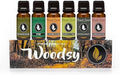 Eternal Essence Oils Woodsy Premium Fragrance Oils Set - Including Pine, Cedar Wood, Sandalwood, Bamboo & Teak, Woodland Bay and Frankincense - Rustic and Woody Scented Oils (6 Pack)