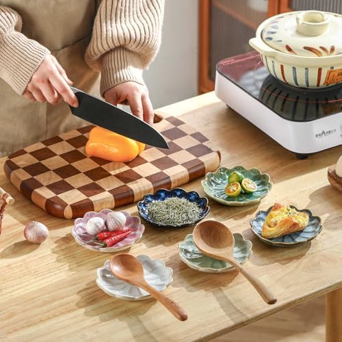 Set of 2 Ceramic Coffee Spoon Rest for Coffee Bar, Cute Cooking Spoon Holder for Stove Top Kitchen Counter, Pink