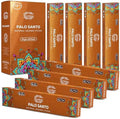 Raajsee Palo Santo Incense Sticks (180 GMS), 100% Pure Organic Natural Hand Rolled Free from Chemicals- Perfect for Aromatherapy, Cleansing, Meditation, and Church (Pack of 12)