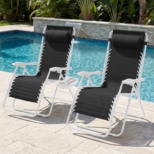 Best Choice Products Set of 2 Extra Wide Zero Gravity Chair Recliner
