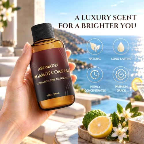 Bergamot Coastal Diffuser Oil Inspired by Ritz-C Hotel Scent, 100 mL