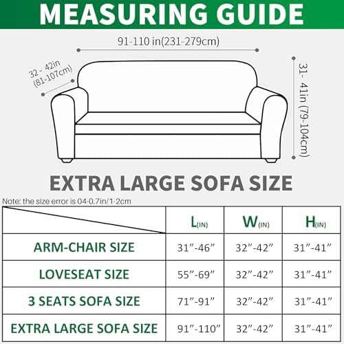 MAXIJIN Stretch Extra Large Couch Cover Sofa Covers (91"-110" Oversized Sofa Slipcovers with Non-Slip Foam & Elastic Strap, Dog Cat Pet Friendly Furniture Protector (X-Large, Dark Gray)