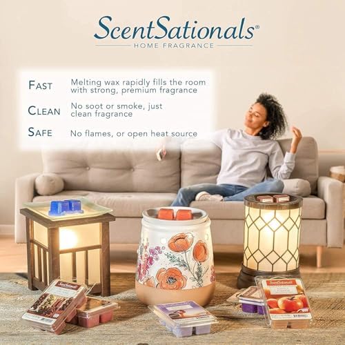 Scentsationals Pumpkin Spice Scented Wax Melts 10oz (24 Cubes)