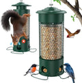 Metal Squirrel Proof Bird Feeder for Outdoors Hanging,Weight Activated,3 LB