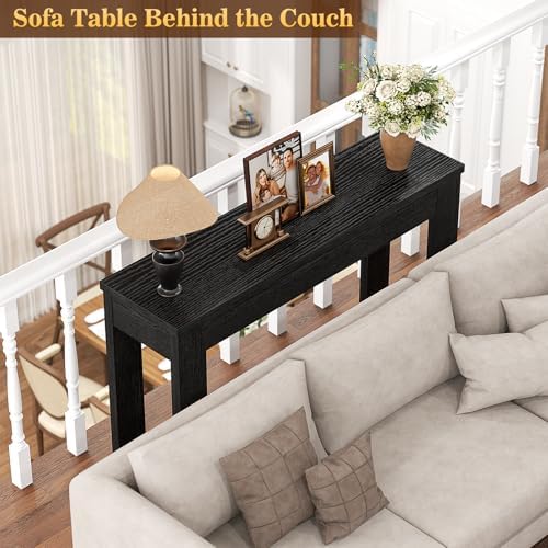 Armocity Small Console Table for Entryway, 32" Farmhouse Narrow Sofa Table