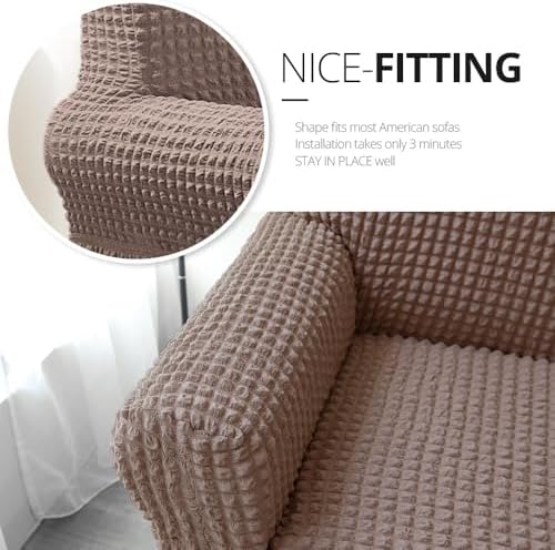 NICEEC Arm Chair Covers Armchair Covers Universal Slipcovers with Skirt