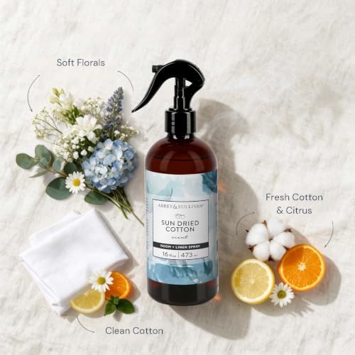 Abbey & Sullivan Linen Spray, Sun Dried Cotton, 16 oz