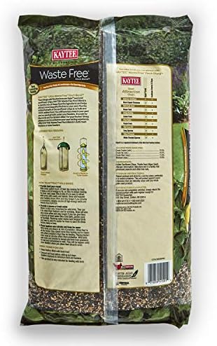 Kaytee No Mess Finch Seed and Nyjer Blend, Attracts Goldfinches, Chickadees, Junos, Finches and Other Wild Birds, 8 Pounds (Pack of 2)