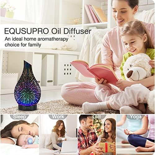 EQUSUPRO Essential Oil Diffuser for Home Fragrance & Aromatherapy 150ml