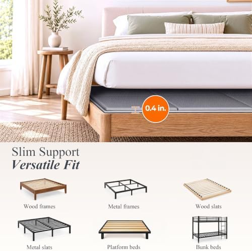 LAVEVE Heavy Duty Bunkie Board Twin Size 38'' x 75'', Anti-Slip Bed Slat